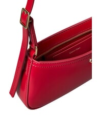 CALVIN KLEIN HARDWARE MONOGRAM Borsa a spalla bordeaux wine - Borse Donna - 4