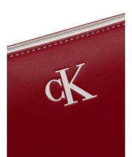 CALVIN KLEIN CONTRAST CK Borsa a spalla bordeaux wine - Borse Donna - 4