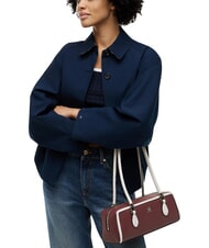 TOMMY HILFIGER TH GRACE Borsa a spalla velvet maroon - Borse Donna - 2