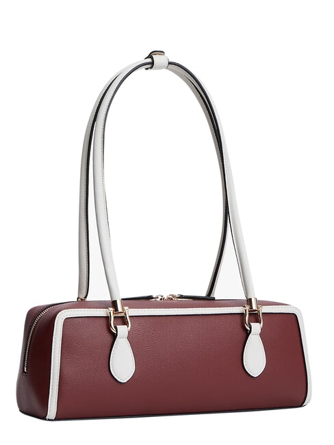 TH GRACE Borsa a spalla velvet maroon - Borse Donna