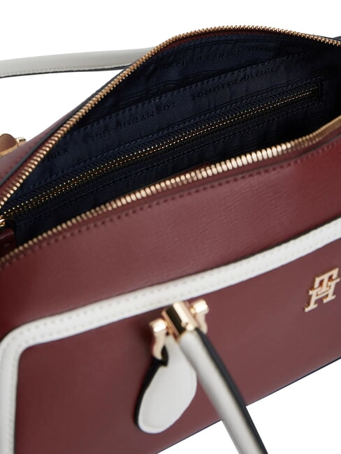 TH GRACE Borsa a spalla velvet maroon - Borse Donna