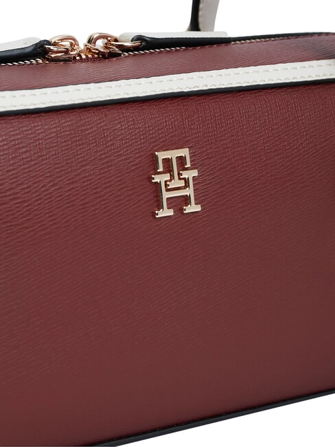 TH GRACE Borsa a spalla velvet maroon - Borse Donna