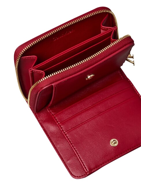 HARDWARE MONOGRAM Portafoglio in pelle bordeaux wine - Portafogli Donna