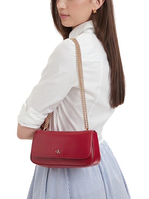 CK CONVERTIBLE Borsa a spalla bordeaux wine - Borse Donna