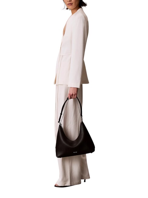 EMBLEM HW Borsa a spalla na black - Borse Donna
