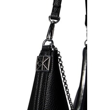 CALVIN KLEIN EMBLEM HW Borsa a spalla na black - Borse Donna - 5