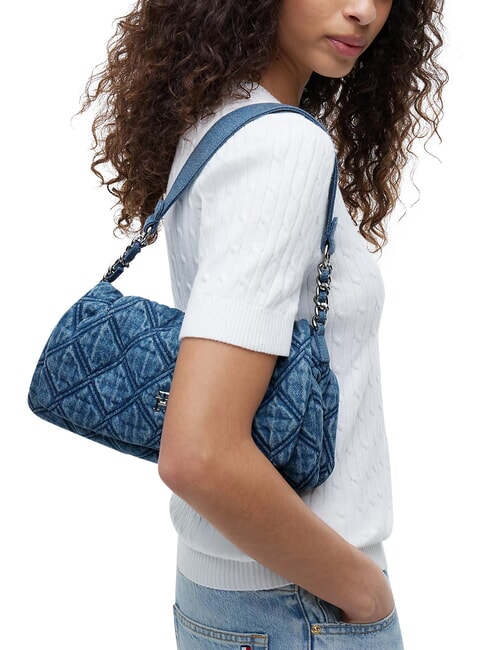 TH FEMININE Borsa a spalla in denim denim - Borse Donna