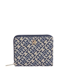 TOMMY HILFIGER TH ICON Portafoglio Zip Around piccolo blue mono - Portafogli Donna - 4