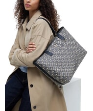 TOMMY HILFIGER TH ICON Shopper a spalla blue mono - Borse Donna - 2