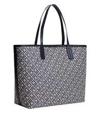 TOMMY HILFIGER TH ICON Shopper a spalla blue mono - Borse Donna - 3