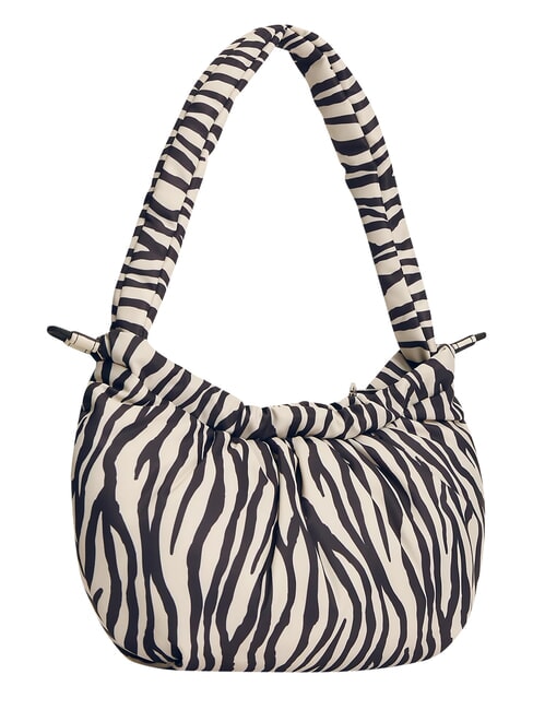 TJW ICON Borsa a spalla newsprint zebra print - Borse Donna
