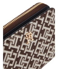 TOMMY HILFIGER TH ICON Portafoglio Zip Around piccolo neutral mono - Portafogli Donna - 4