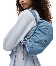 TOMMY HILFIGER TJW ICON Borsa a spalla in cotone denim - Borse Donna - 2