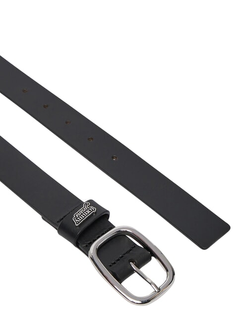 TJW OVAL Cintura in pelle black - Cinture