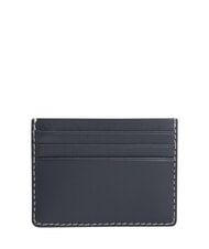 TOMMY HILFIGER TH MICRO FLAG Portacard piatto in pelle space blue - Portafogli Uomo - 2