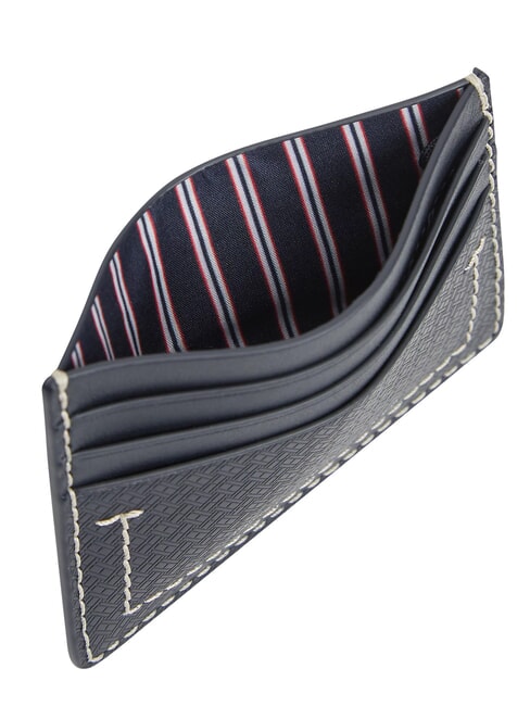 TH MICRO FLAG Portacard piatto in pelle space blue - Portafogli Uomo