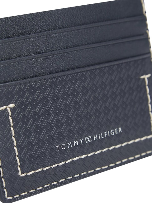 TH MICRO FLAG Portacard piatto in pelle space blue - Portafogli Uomo