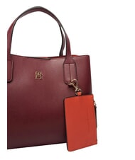 TOMMY HILFIGER TH ICON Borsa a mano, con tracolla velvet maroon - Borse Donna - 5
