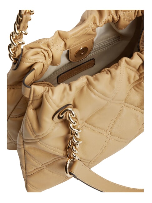 TH FEMININE Borsa trapuntata, a spalla classic khaki - Borse Donna