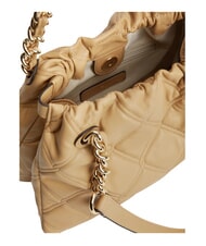 TOMMY HILFIGER TH FEMININE Borsa trapuntata, a spalla classic khaki - Borse Donna - 4
