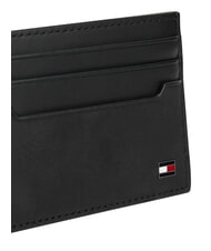 TOMMY HILFIGER TH SOHO Portacard piatto in pelle black - Portafogli Uomo - 4