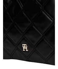 TOMMY HILFIGER TH FEMININE Borsa trapuntata, a spalla black - Borse Donna - 5