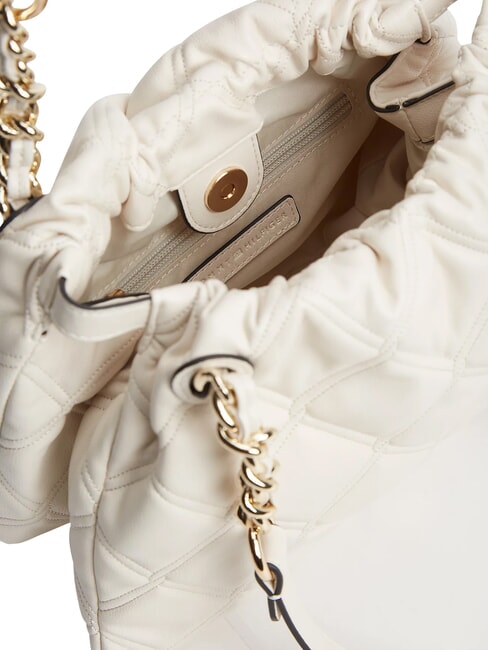 TH FEMININE Borsa trapuntata, a spalla soft cream - Borse Donna