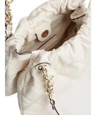 TOMMY HILFIGER TH FEMININE Borsa trapuntata, a spalla soft cream - Borse Donna - 4