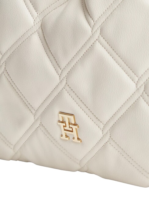 TH FEMININE Borsa trapuntata, a spalla soft cream - Borse Donna