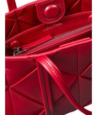 CALVIN KLEIN WOVEN Borsa shopping a mano, con tracolla bordeaux wine - Borse Donna - 3