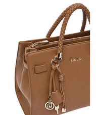 LIUJO MANHATTAN Borsa shopping a mano, con tracolla suede - Borse Donna - 5