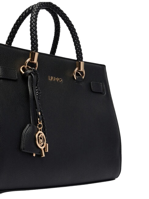 MANHATTAN Borsa shopping a mano, con tracolla NERO - Borse Donna