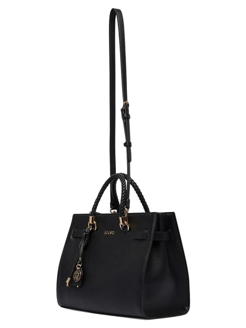 MANHATTAN Borsa shopping a mano, con tracolla NERO - Borse Donna