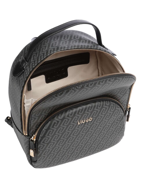 MANHATTAN Zaino con tasca frontale NERO - Borse Donna