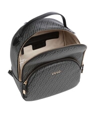 LIUJO MANHATTAN Zaino con tasca frontale NERO - Borse Donna - 4