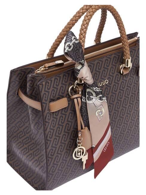 MANHATTAN Borsa shopping a mano, con tracolla suede - Borse Donna