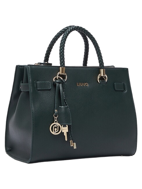 MANHATTAN Borsa shopping a mano, con tracolla foresta - Borse Donna