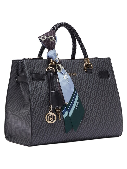 MANHATTAN Borsa shopping a mano, con tracolla NERO - Borse Donna