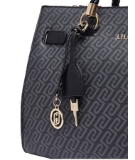 LIUJO MANHATTAN Borsa shopping a mano, con tracolla NERO - Borse Donna - 5