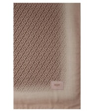LIUJO LOGO Sciarpa con logo brush - Sciarpe - 3