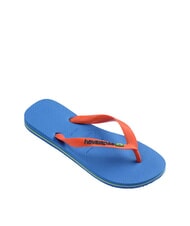 HAVAIANAS BRASIL LOGO Infradito  blue/orange - Scarpe Unisex - 2