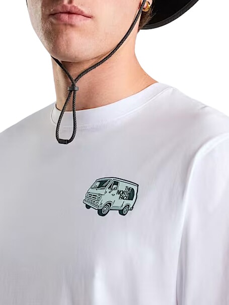 VAN LIFE T-shirt a manica corta, 100% cotone tnf white - T-shirt Uomo