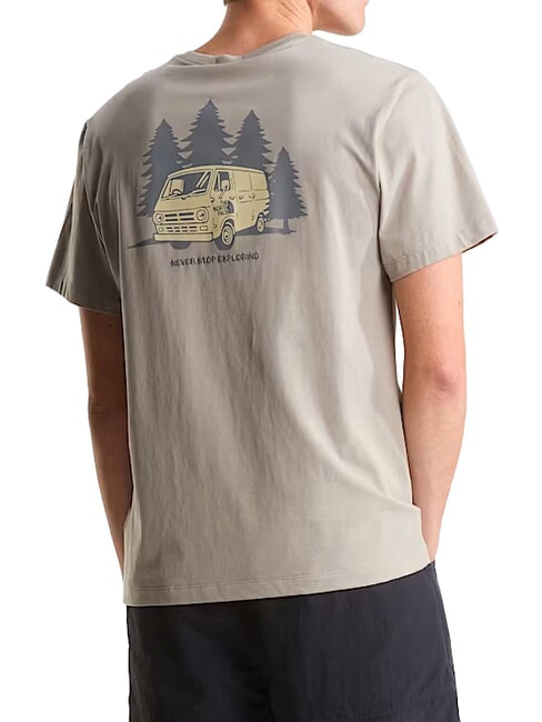 VAN LIFE T-shirt a manica corta, 100% cotone stone slab - T-shirt Uomo