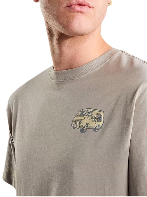VAN LIFE T-shirt a manica corta, 100% cotone stone slab - T-shirt Uomo