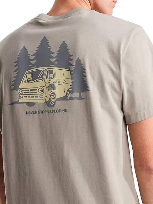 VAN LIFE T-shirt a manica corta, 100% cotone stone slab - T-shirt Uomo