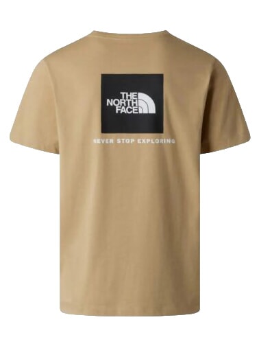 EVOLUTION BOX T-shirt a manica corta, 100% cotone khaki stone - T-shirt Uomo