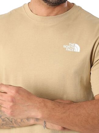 EVOLUTION BOX T-shirt a manica corta, 100% cotone khaki stone - T-shirt Uomo
