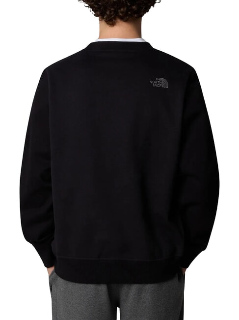 DREW PEAK Felpa girocollo tnf black - Felpe Uomo