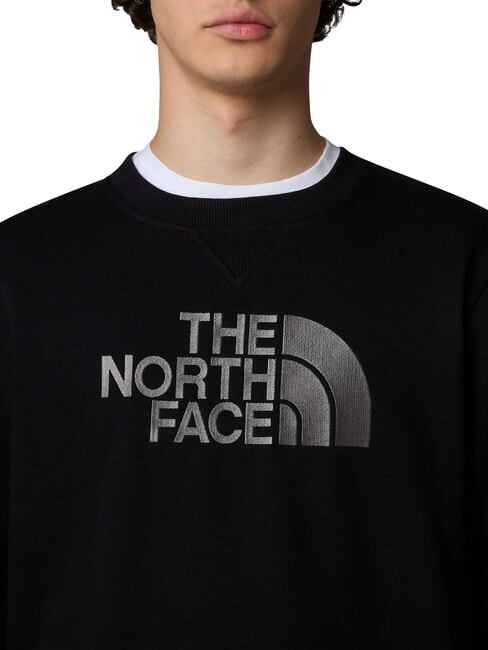 DREW PEAK Felpa girocollo tnf black - Felpe Uomo