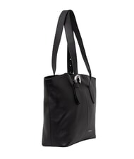 COCCINELLE FERN Shopping Bag in pelle Nero - Borse Donna - 3